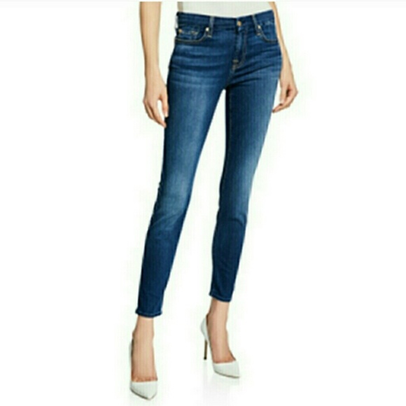 Sz 26 7FAMK Straight Leg Ankle Jean Mankind - Picture 2 of 6